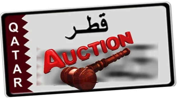 Fancy number plates auction nets a total amount of QR9.76m