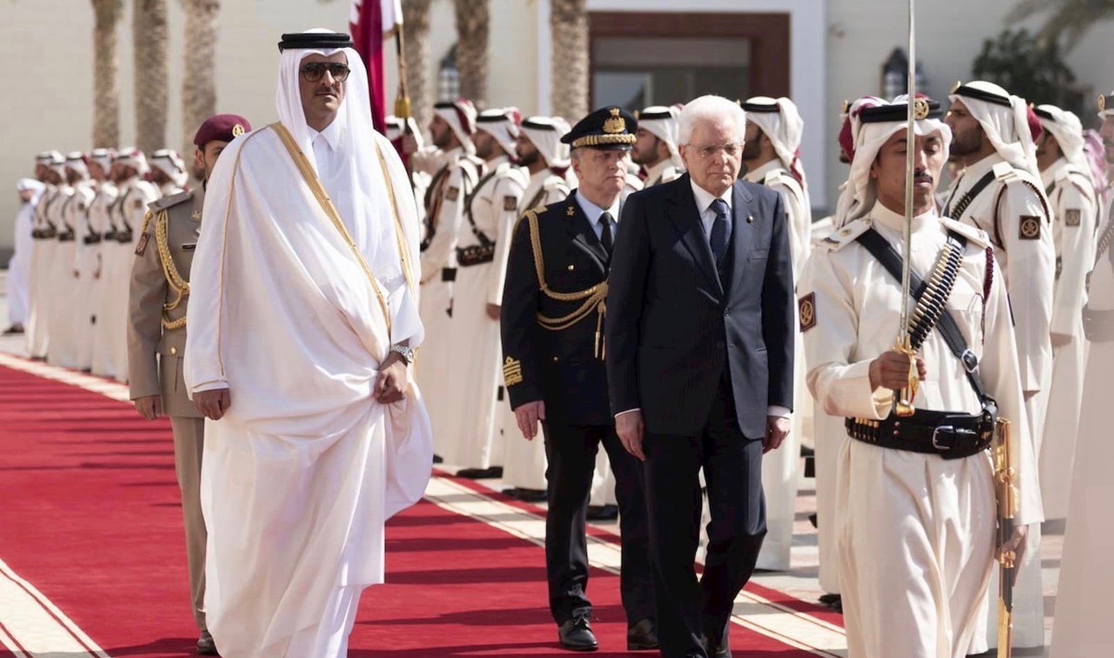 HH the Amir, Italian president vow to boost bilateral ties