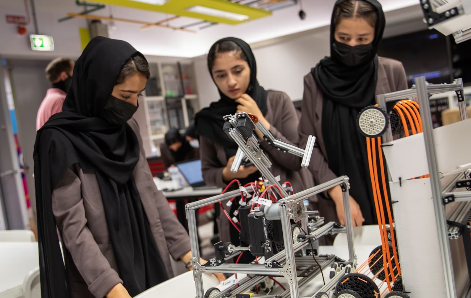 All-female Afghan robotics team gets scholarship to study at Qatar Foundation