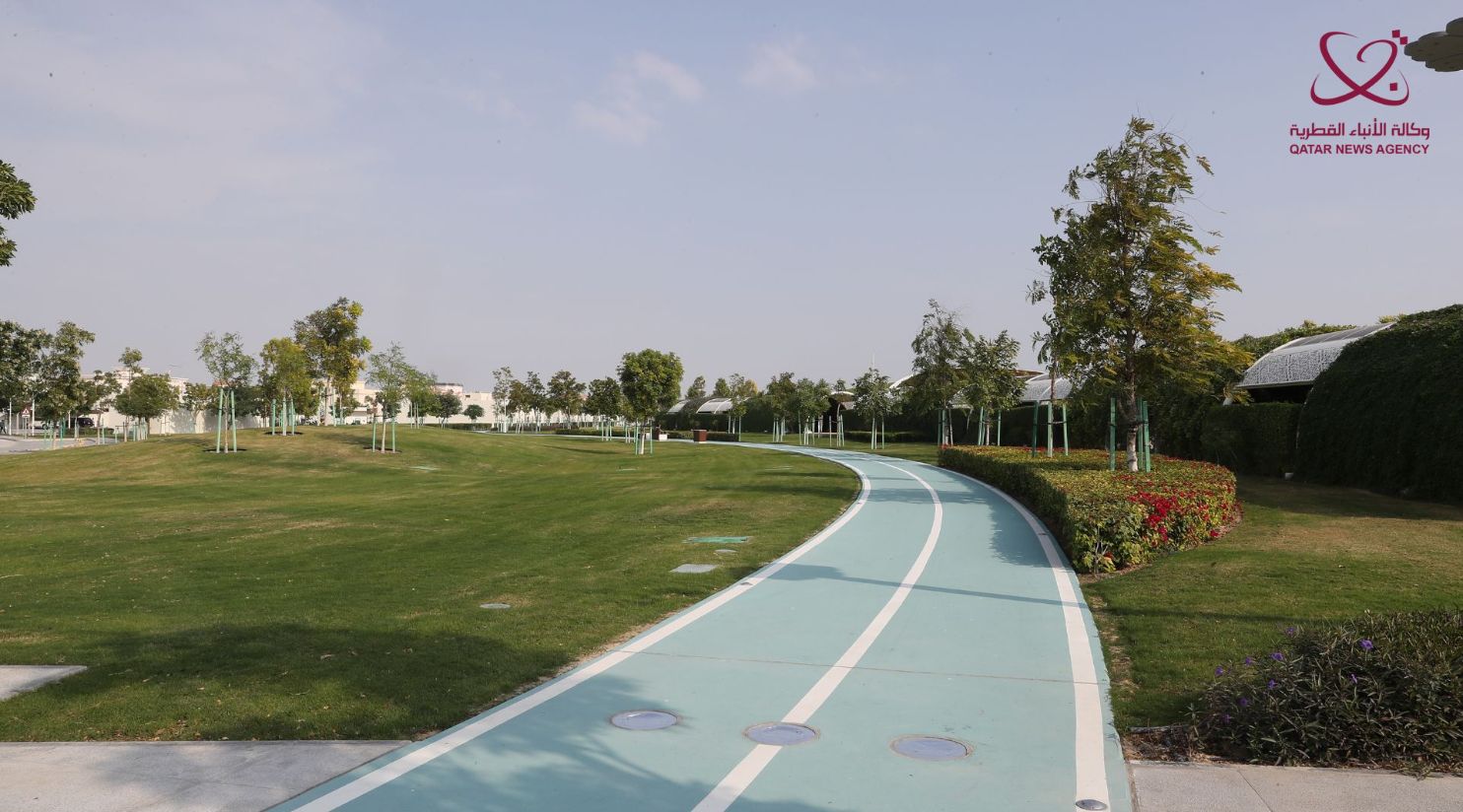 Rawdat Al Hamama Park, with the world’s longest air-conditioned jogging track, is officially open