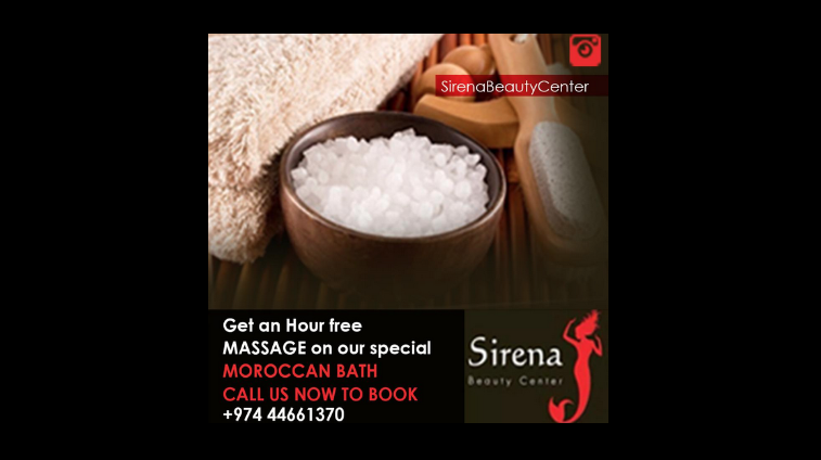 Get a FREE Moroccan Bath at Sirena Beauty Center