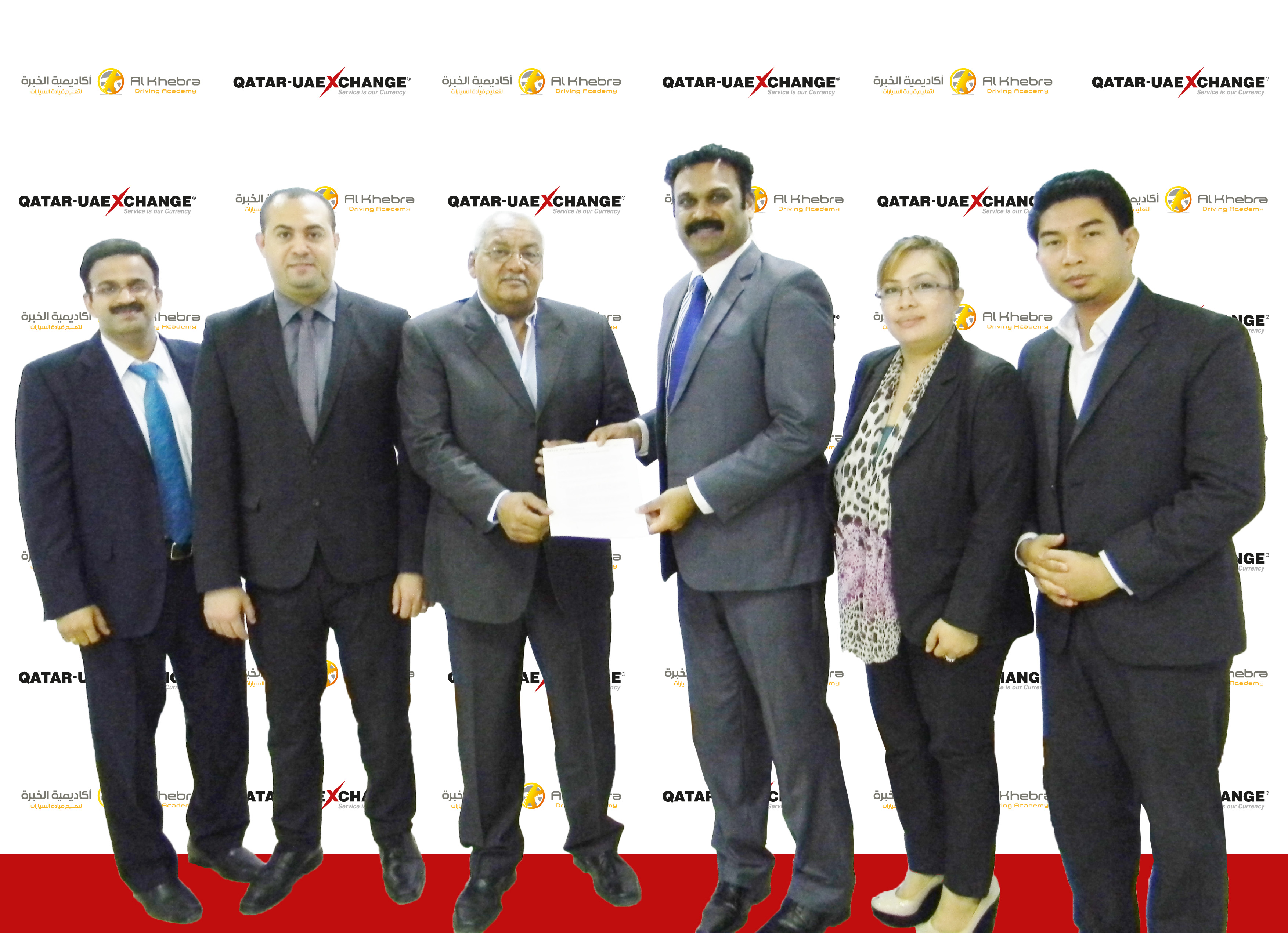 Qatar-UAE Exchange joins hands with Al Khebra driving school