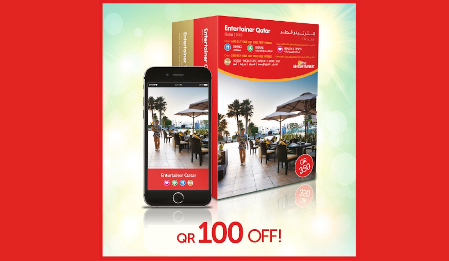 Get The Entertainer Qatar mobile app or book with QAR100 off!