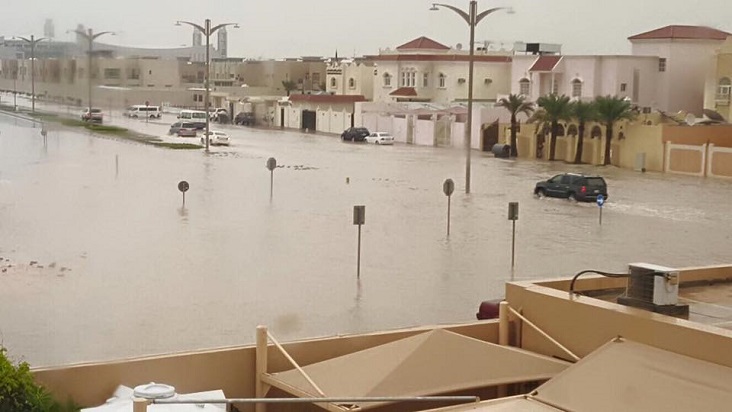 Social media in Qatar is going crazy with rain pics
