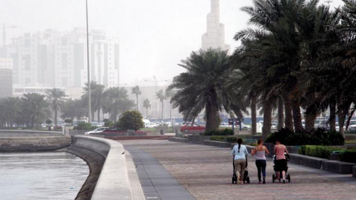 After rains, Qatar’s residents start to shiver as temperature falls sharply