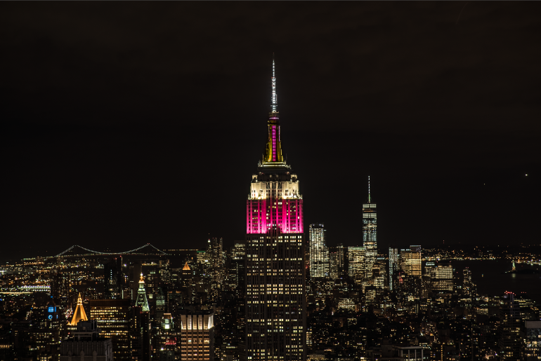 On 10th year of flights to US, Empire State Building lights up in Qatar Airways colours