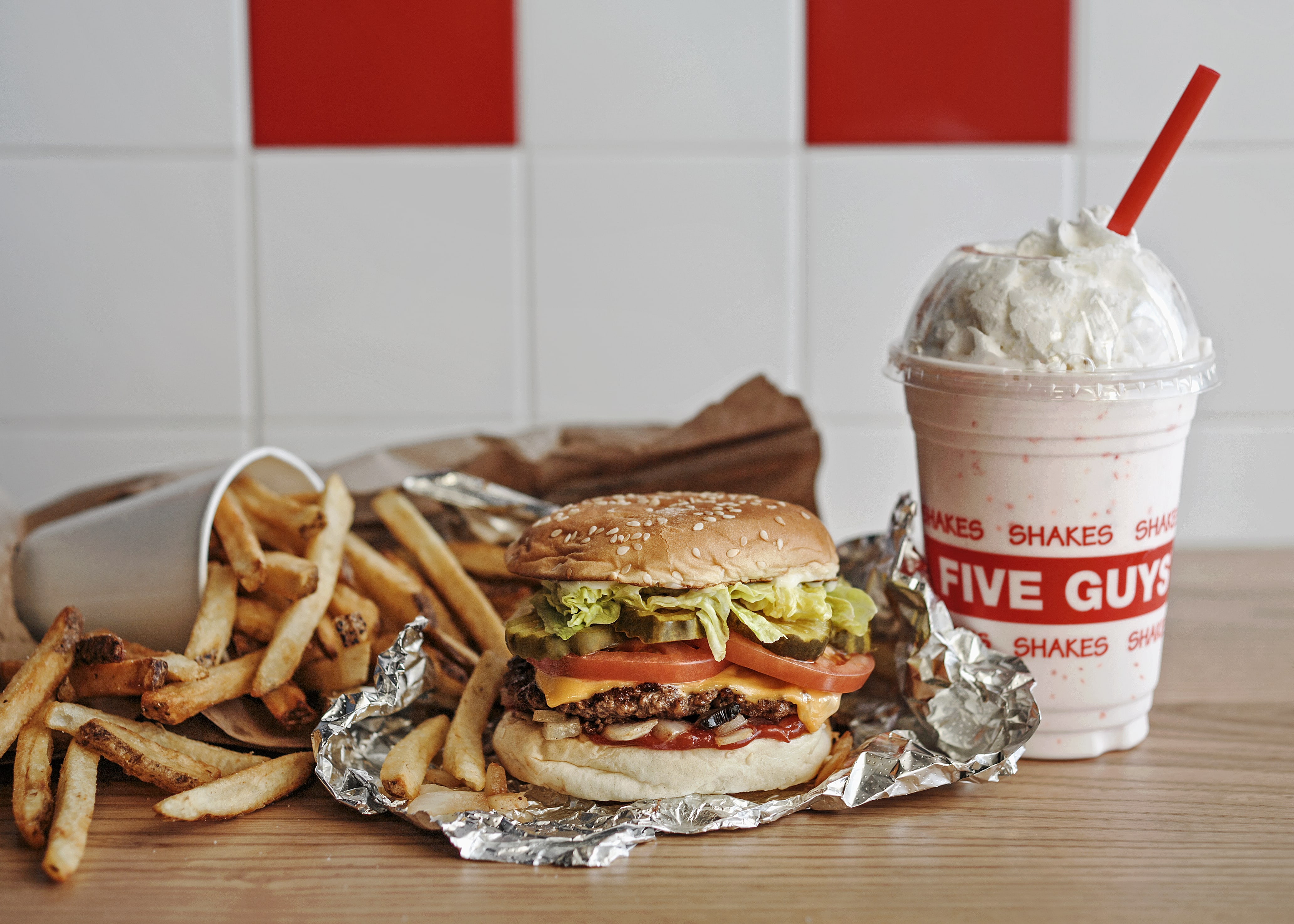 Five Guys is now open at Doha Festival City