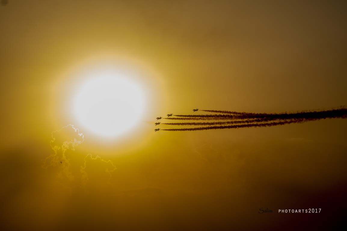 Stunning images captured of the Red Arrows display