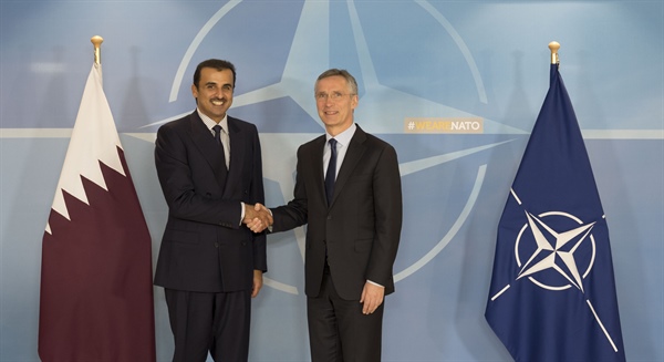 Qatar signs a military co-operation agreement with NATO