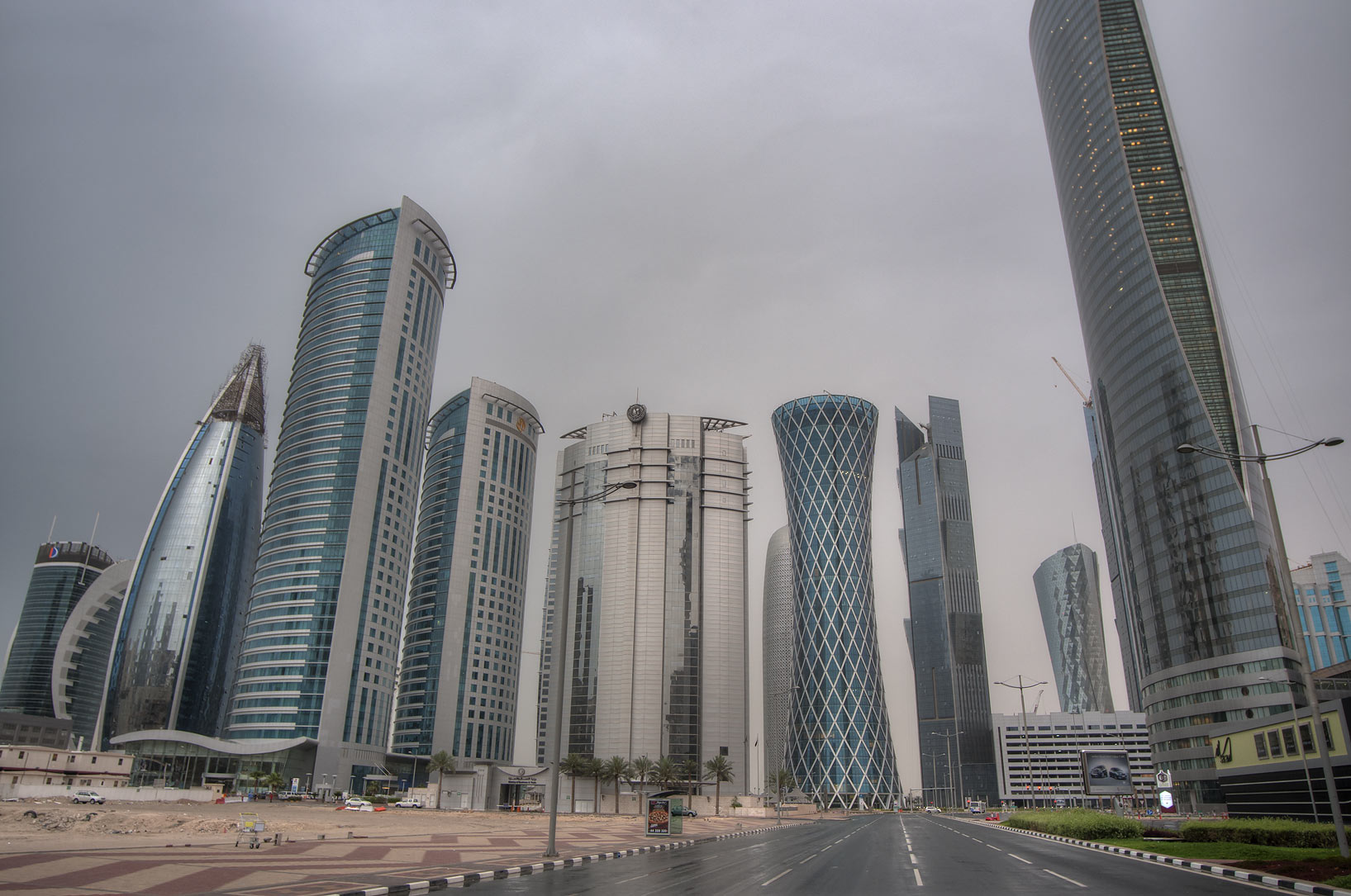 Expect scattered showers and dusty weather today
