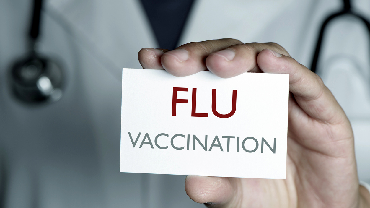 A nation-wide campaign sees 100,000 people getting free flu vaccinations