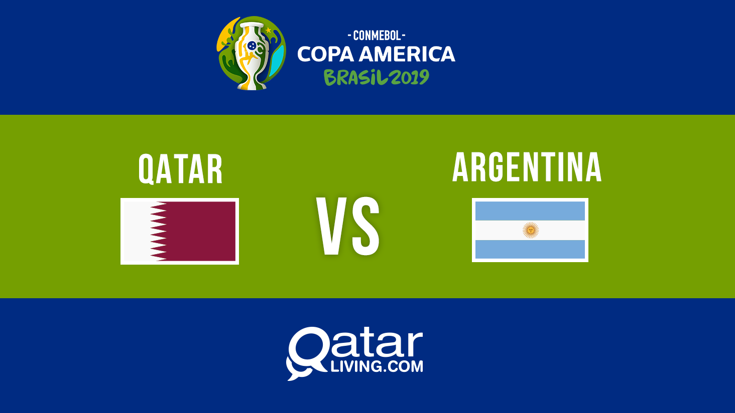 Watch the Qatar Vs Argentina 2019 Copa América at these places in Doha