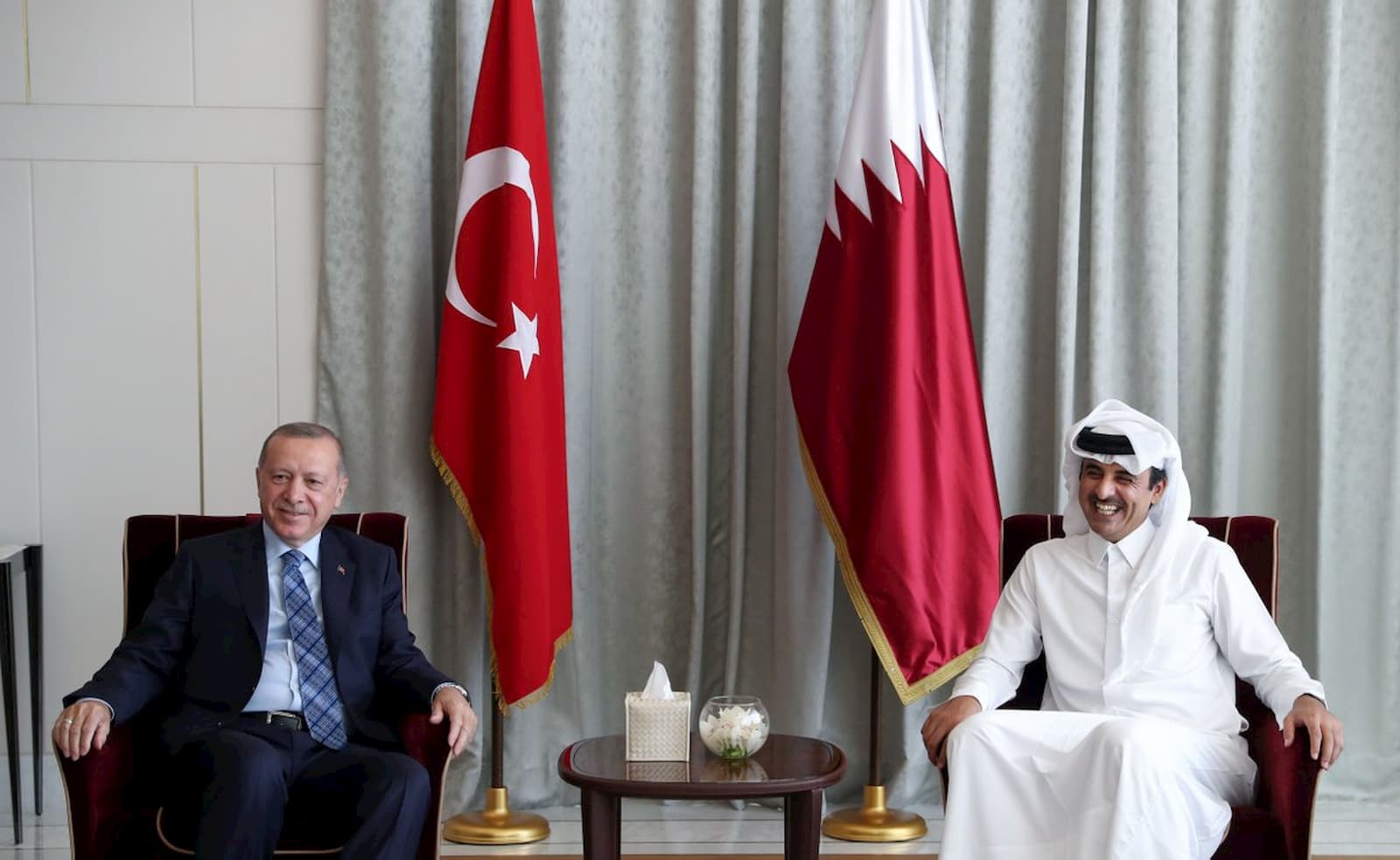HH the Amir, Turkish President vow to strengthen strategic ties