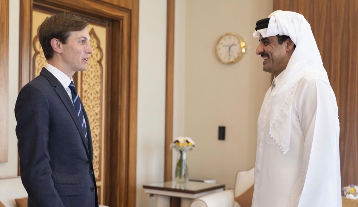 HH the Amir meets senior adviser to US President