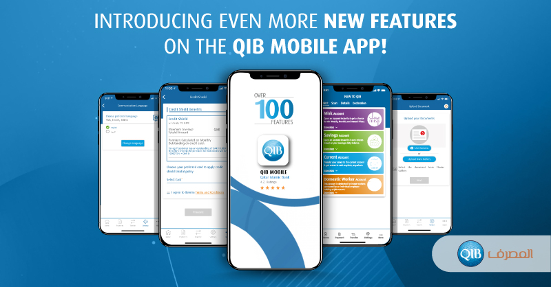 QIB introduces additional features to its award-winning Mobile App