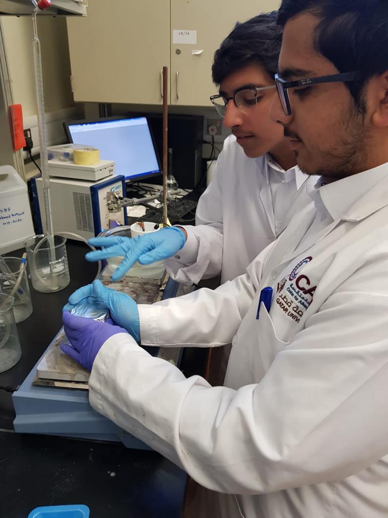 Students at QU Young Scientist Center crowned winners in the National Scientific Research and Innovation Competition 2020
