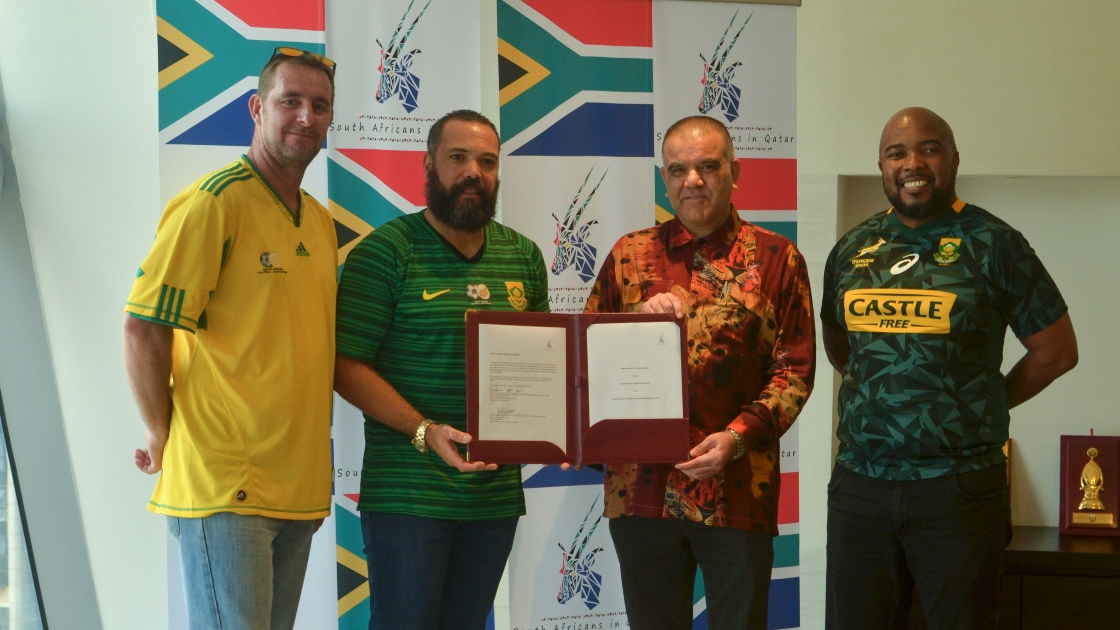 SC and QFA to launch Qatar’s first ever regional South African supporters’ club 