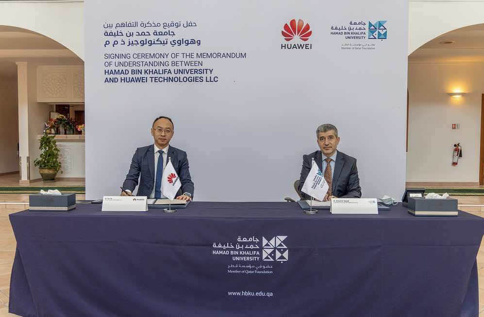 HBKU and Huawei sign MoU to foster research collaboration, ICT skills development and student engagement