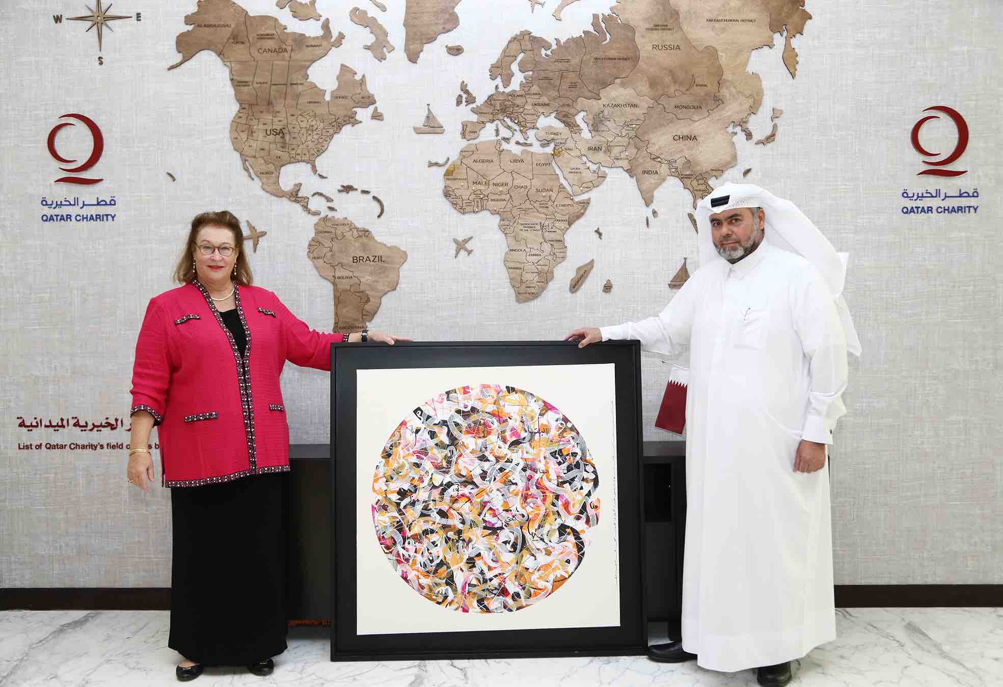 Chargé d’Affaires of the United States in Qatar visits Qatar Charity