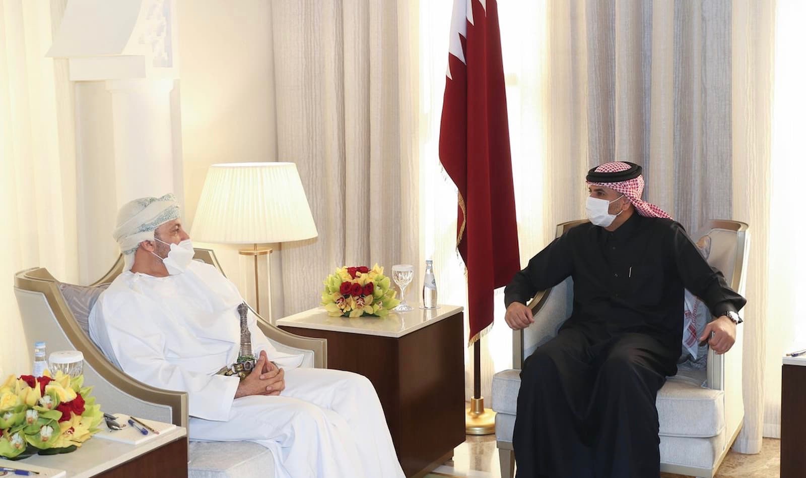 Qatar's PM meets Omani Minister of Interior