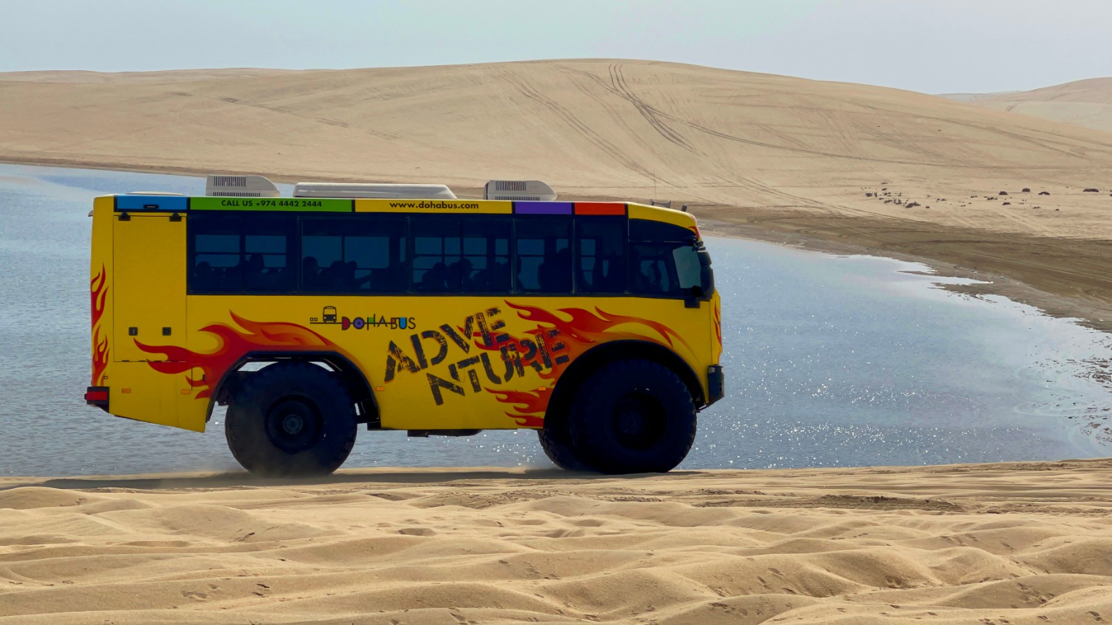 WATCH: QL Adventure Monster Bus tour in the desert 