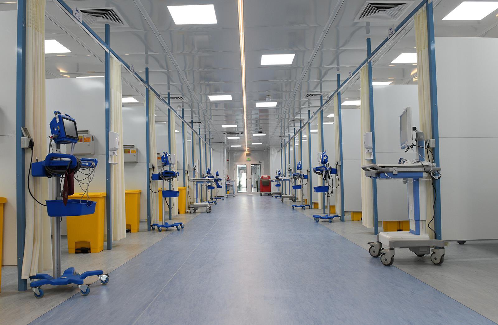 COVID-19 field hospital set up at Hazm Mebaireek General Hospital