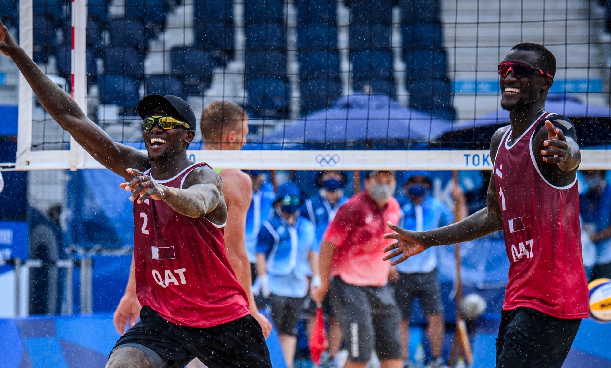 Younousse and Tijan down Latvians to clinch Qatar's first-ever beach volleyball Olympic medal