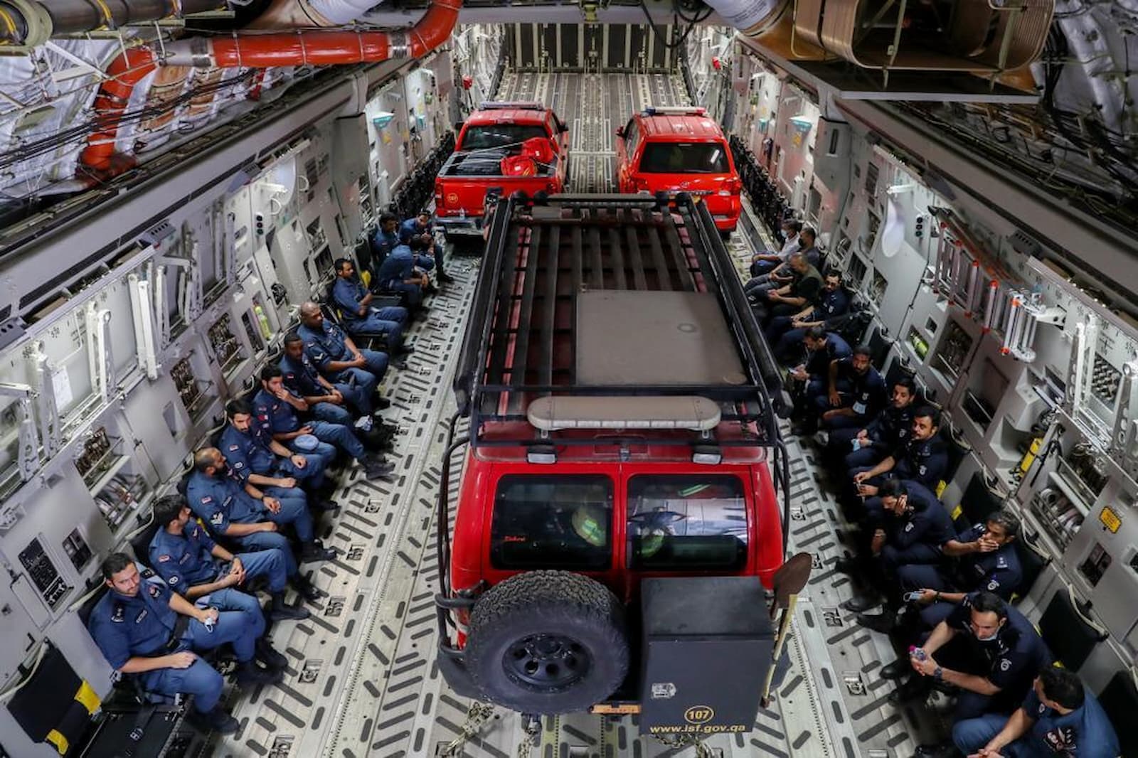 Qatar International Search and Rescue Team heads to Greece