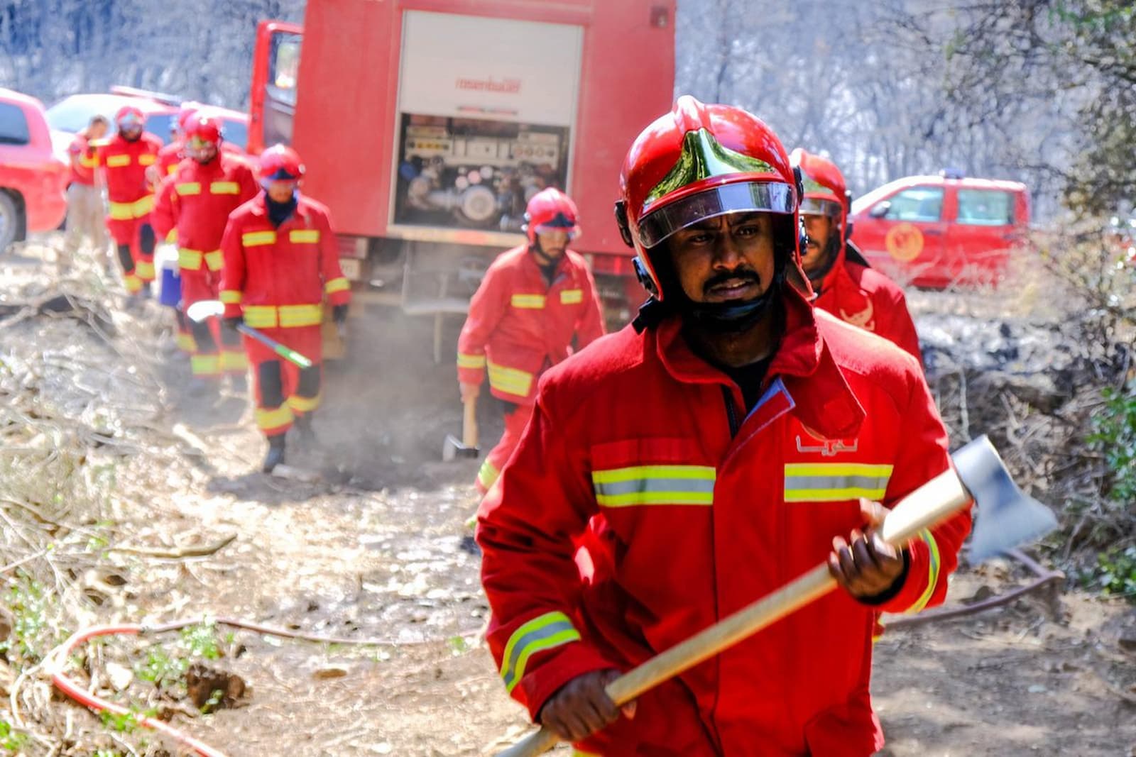 Qatar International Search and Rescue Team begins tasks in Greece