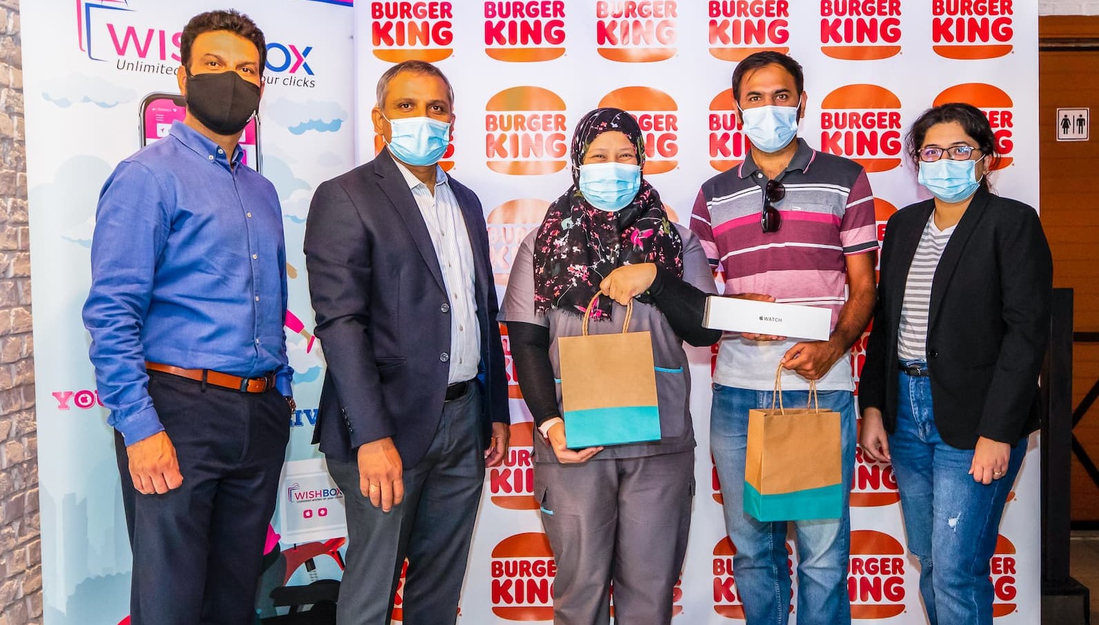 Burger King Qatar and Wishbox award winners of 'Order and Win' campaign