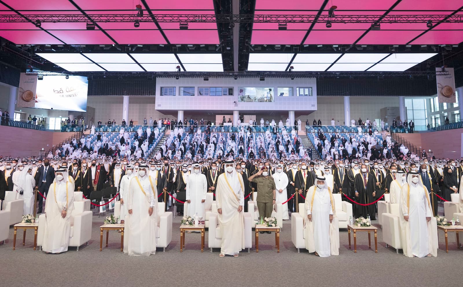 Qatar University's College of Medicine celebrates the graduation of its first batch