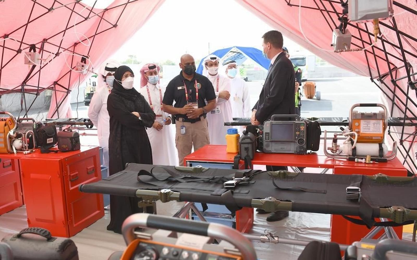 Health Minister inspects healthcare facilities at Education City Stadium