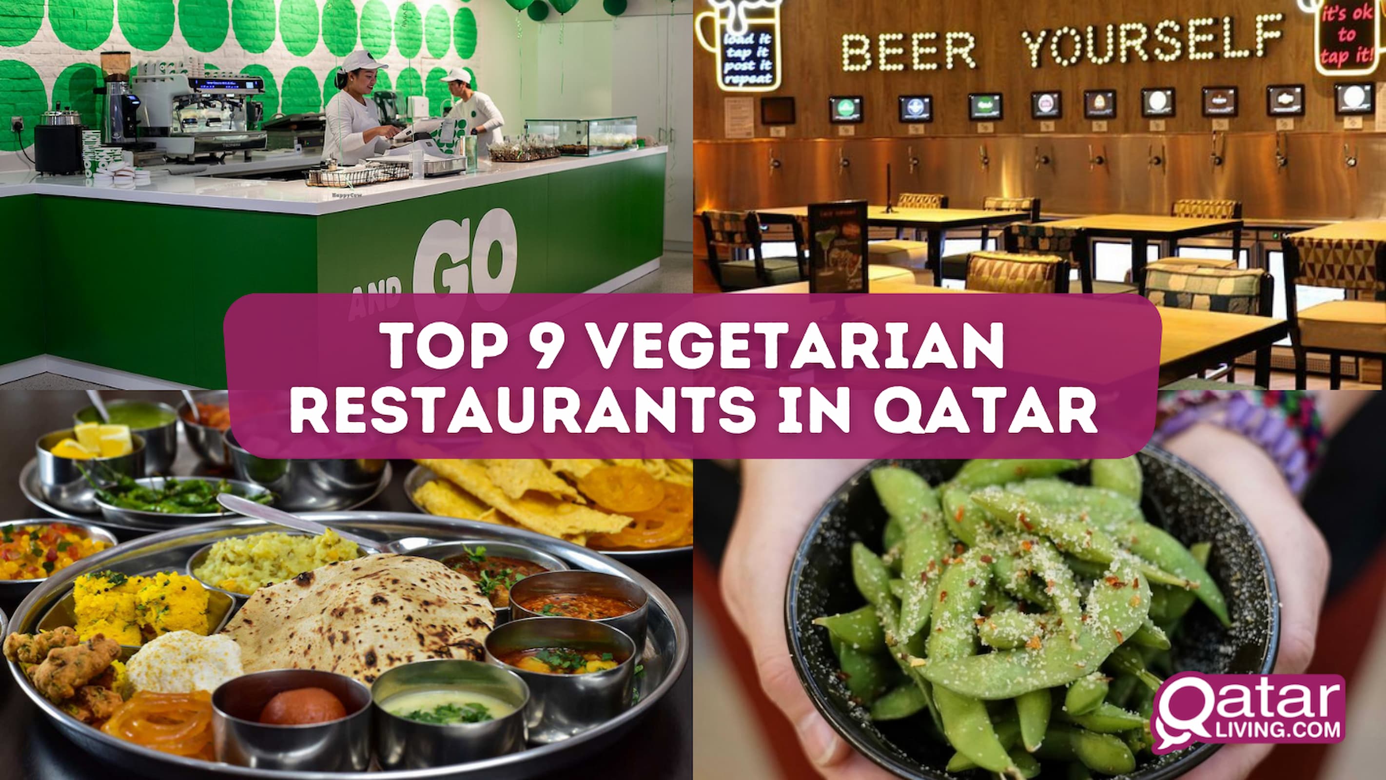 Top 9 vegetarian restaurants in Qatar