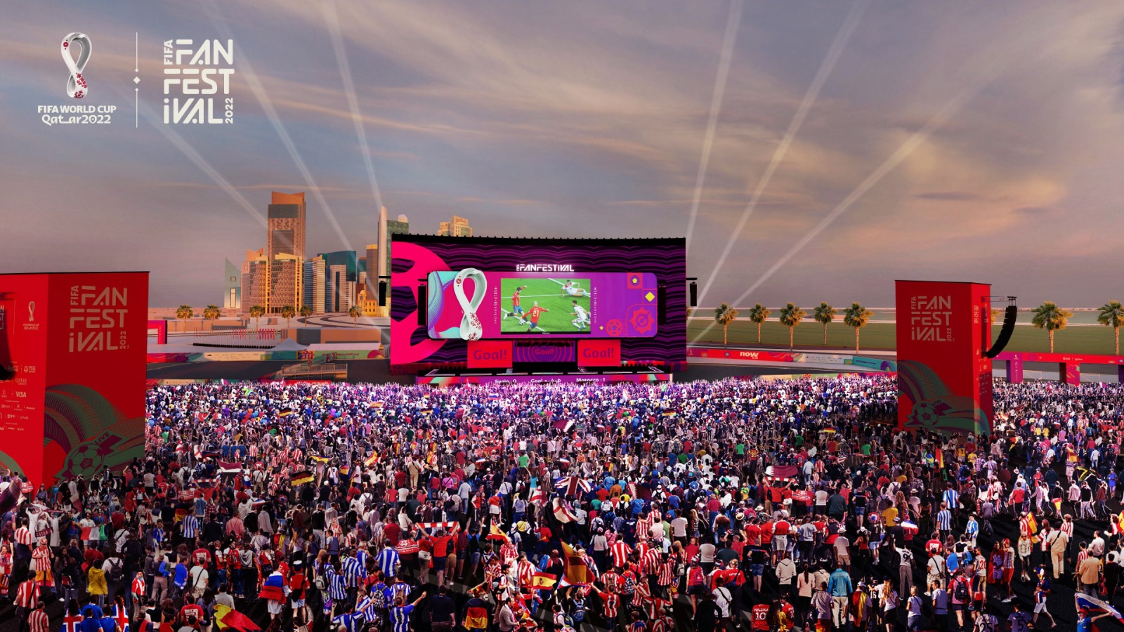 Reimagined FIFA Fan Festival™ at Al Bidda Park to make stellar debut at Qatar 2022™