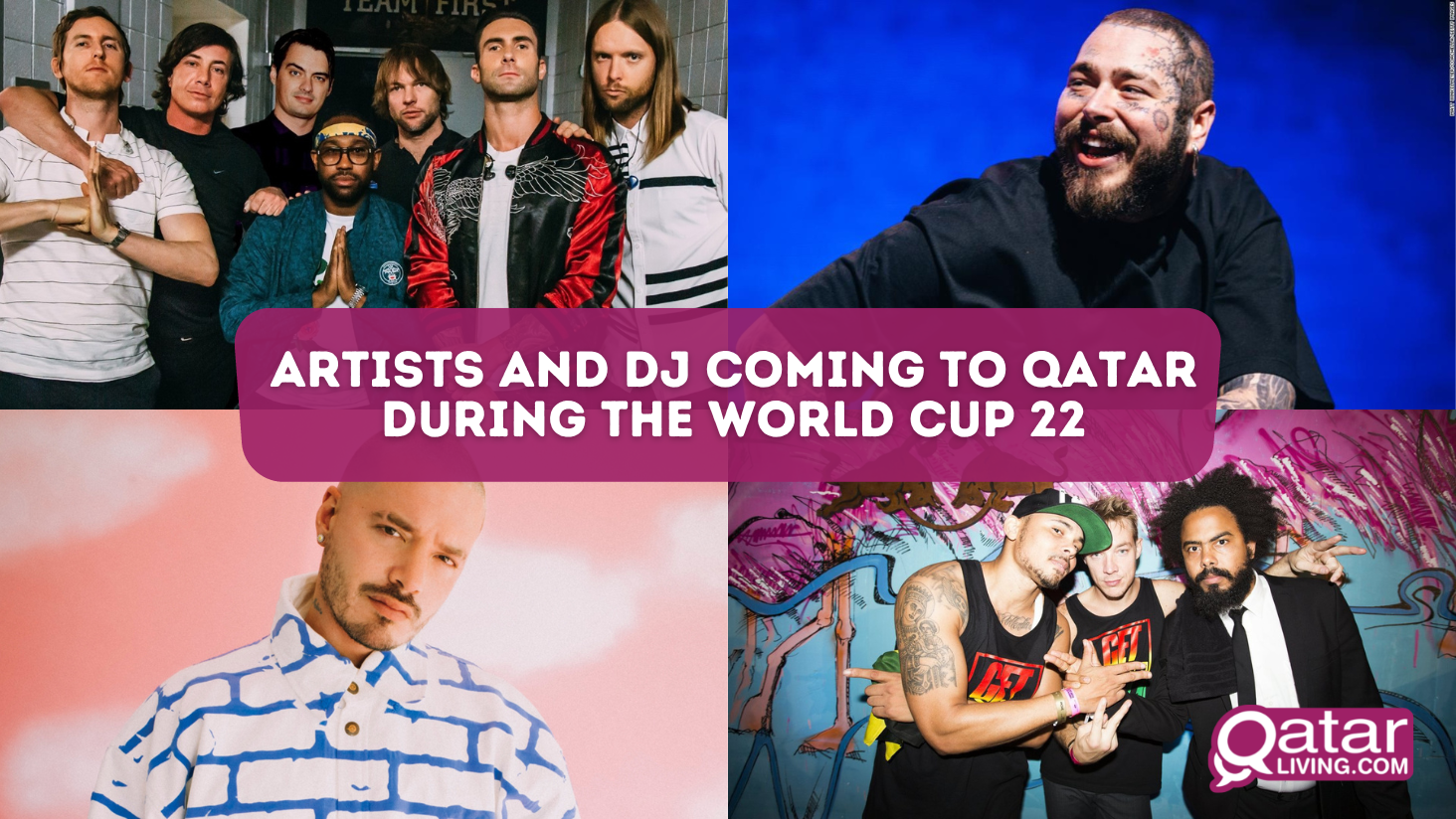 Artists & DJs coming to Qatar during the World Cup 2022