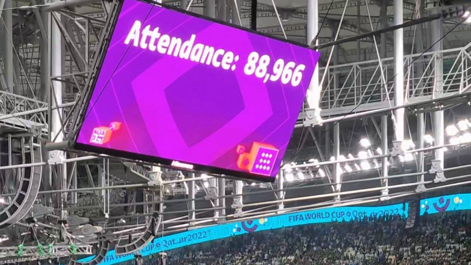 Lusail Stadium witnesses highest attendance in World Cup history