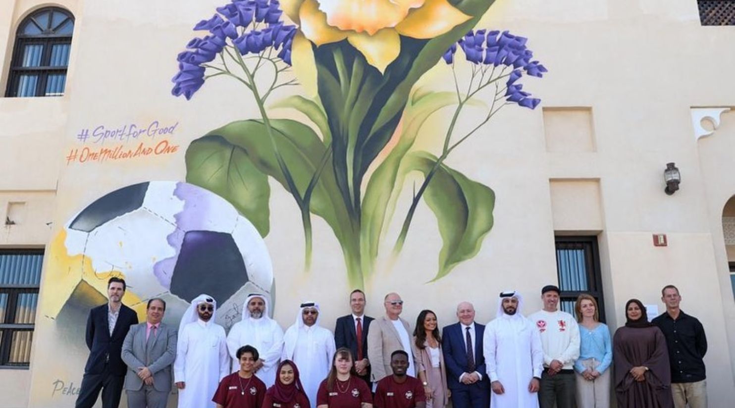 Katara unveils two giant murals to celebrate cultural connection with Wales