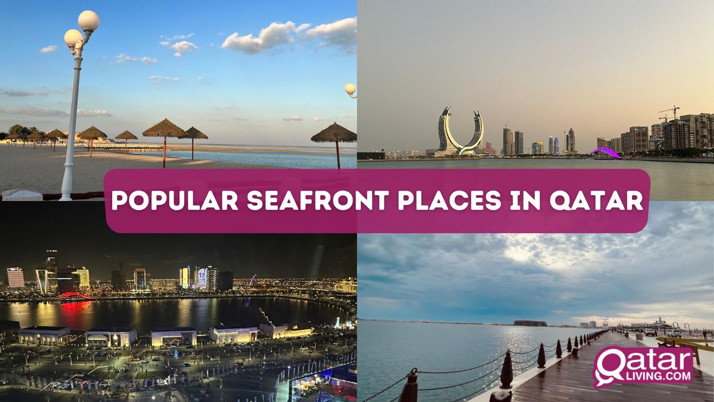 Popular seafront places in Qatar