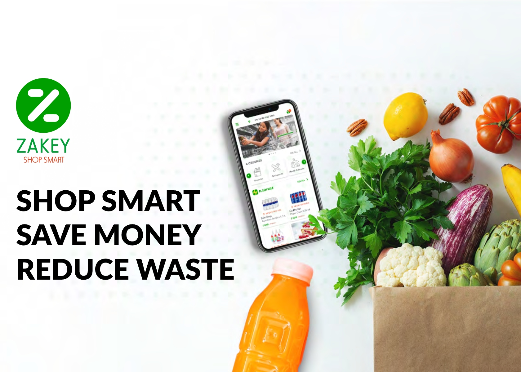 ZAKEY: The smart app that helps you save money and the environment!