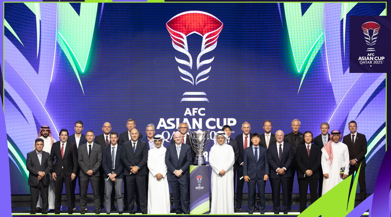 2023 AFC Asian Cup tournament logo unveiled, Qatar in Group A