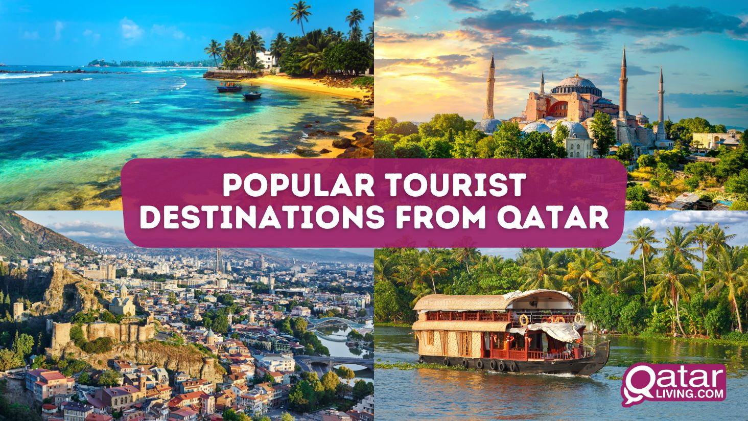 Popular travel destinations from Qatar