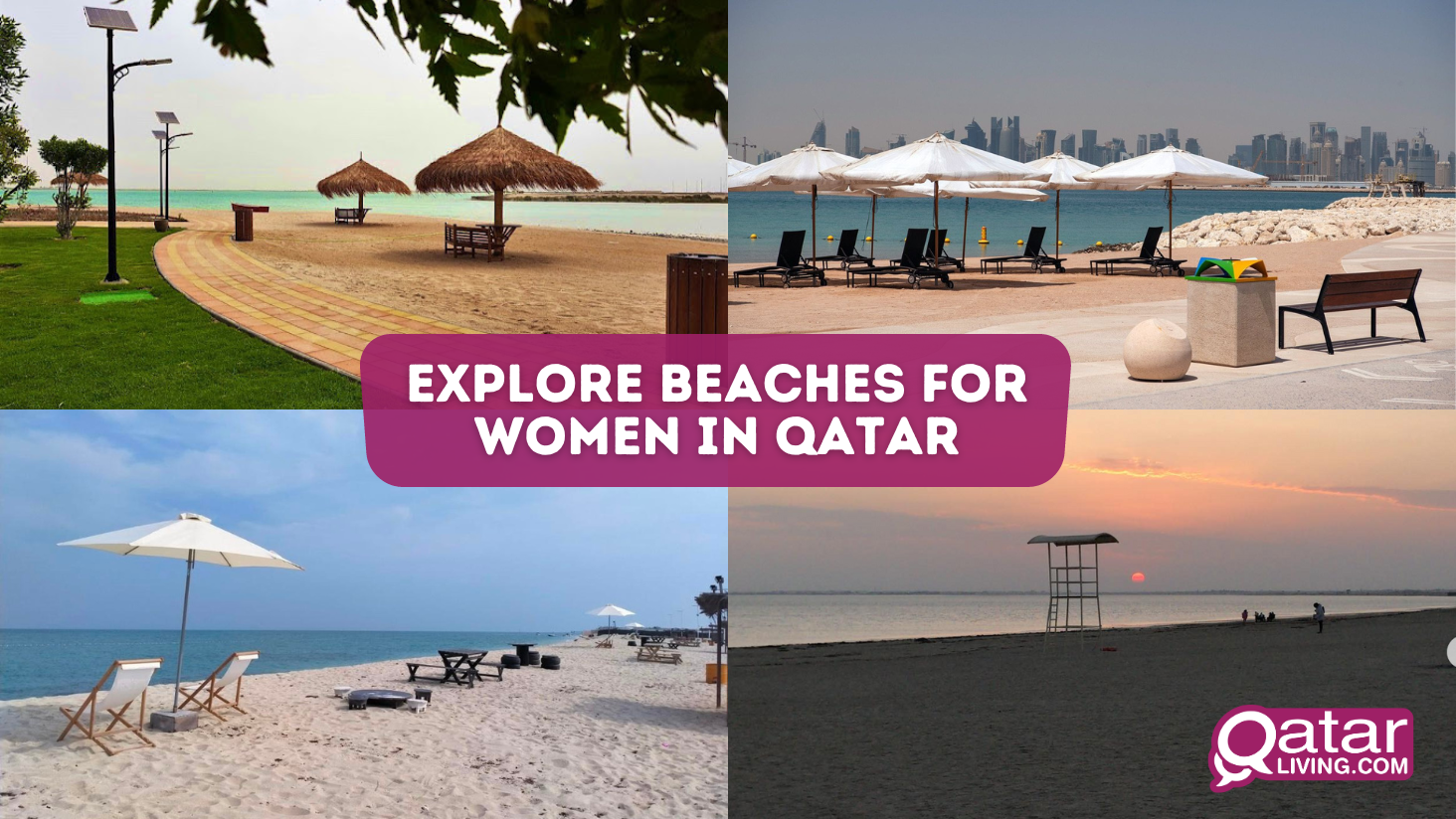 Explore beaches for women in Qatar