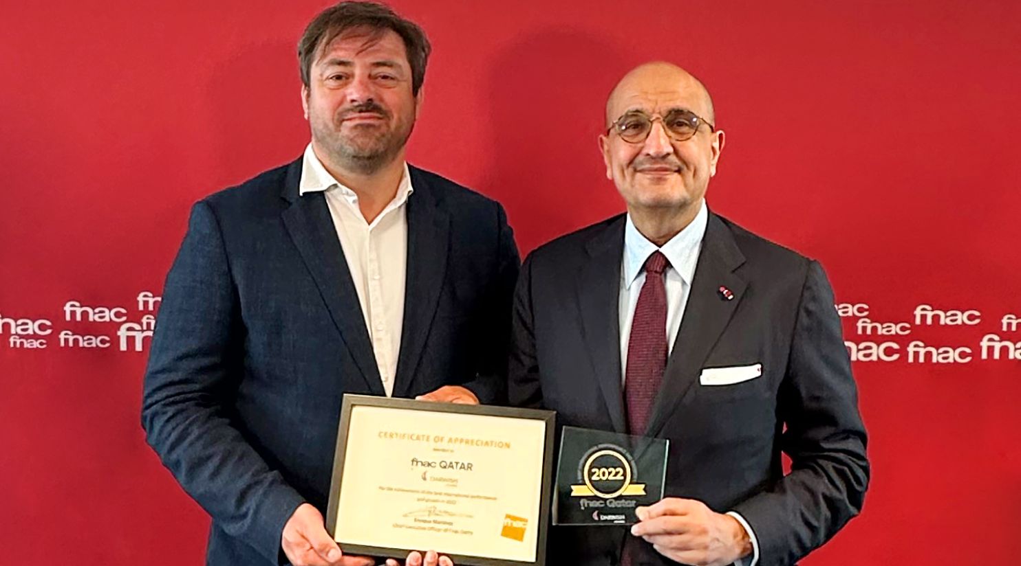 For the second time, Fnac Darty Group recognizes Fnac Qatar for 'Best International Performance and Growth'