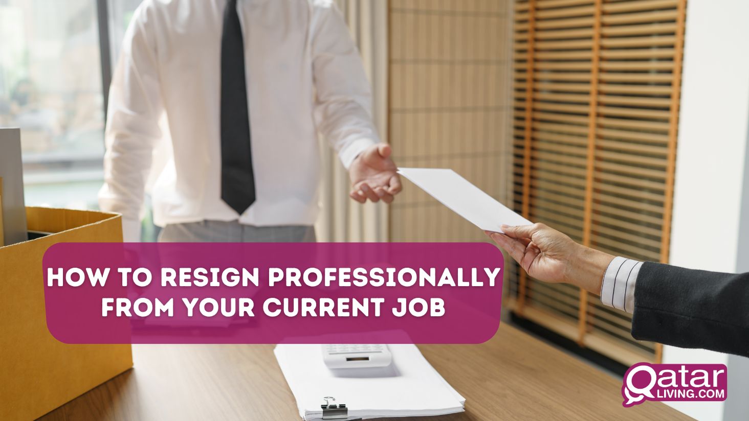 How to resign professionally from your current job 
