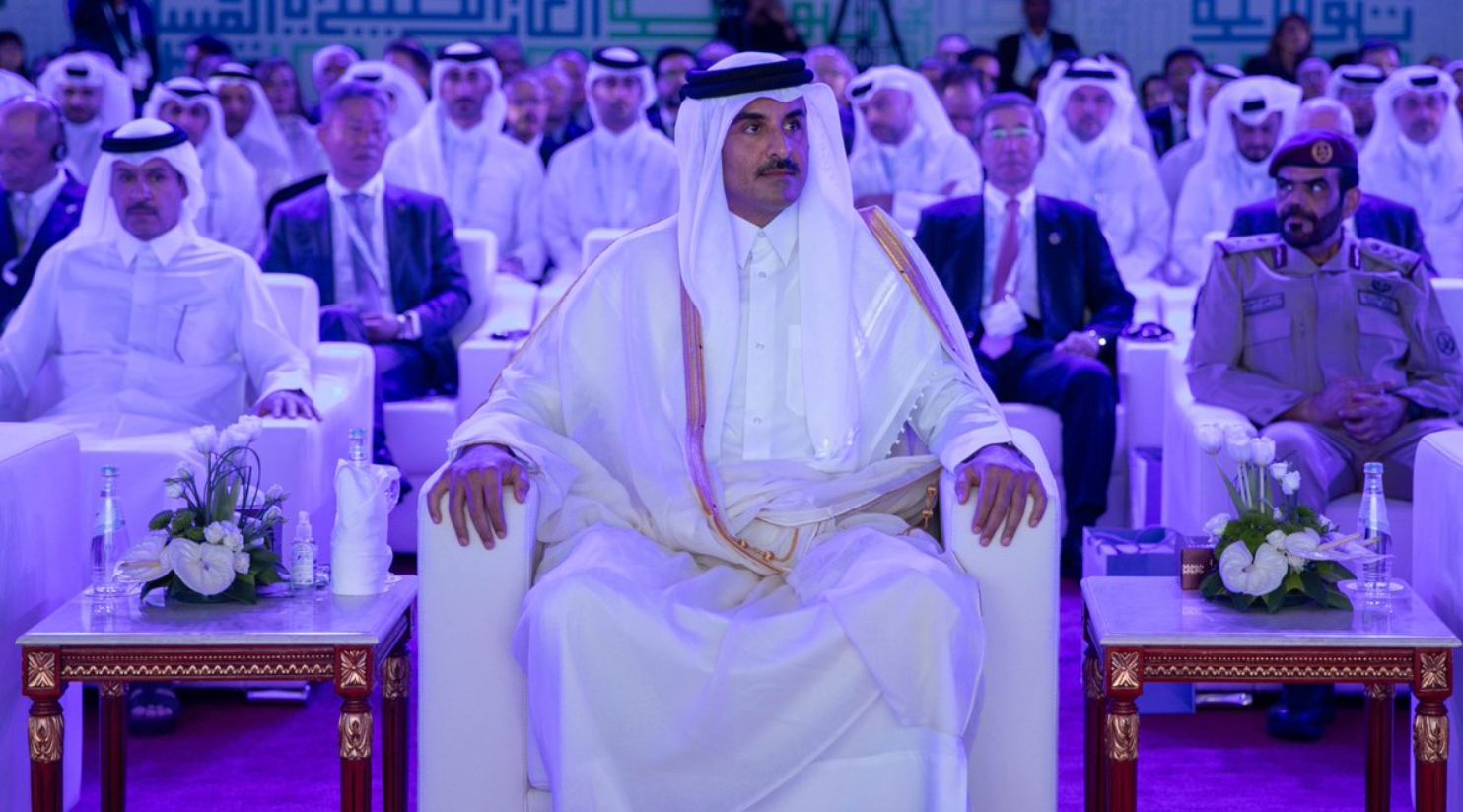HH The Amir lays the foundation stone for North Field Expansion Project