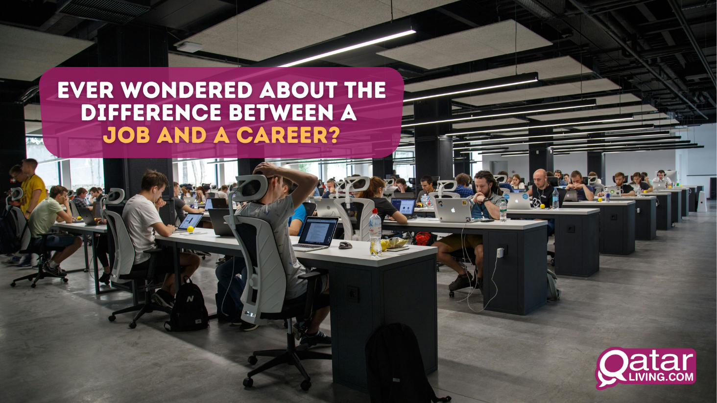 Understanding the difference between a job and a career