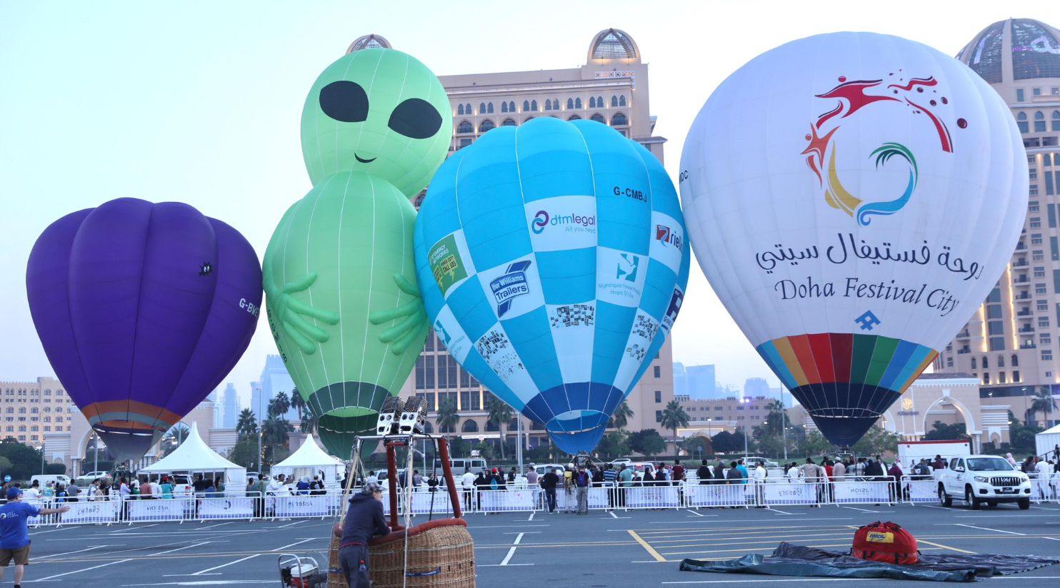 4th Qatar Balloon Festival lifts off with 55 hot air balloons at Katara Park