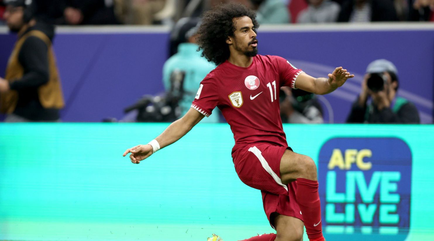 Akram Afif scores twice as Qatar beat Lebanon in AFC Asian Cup opener