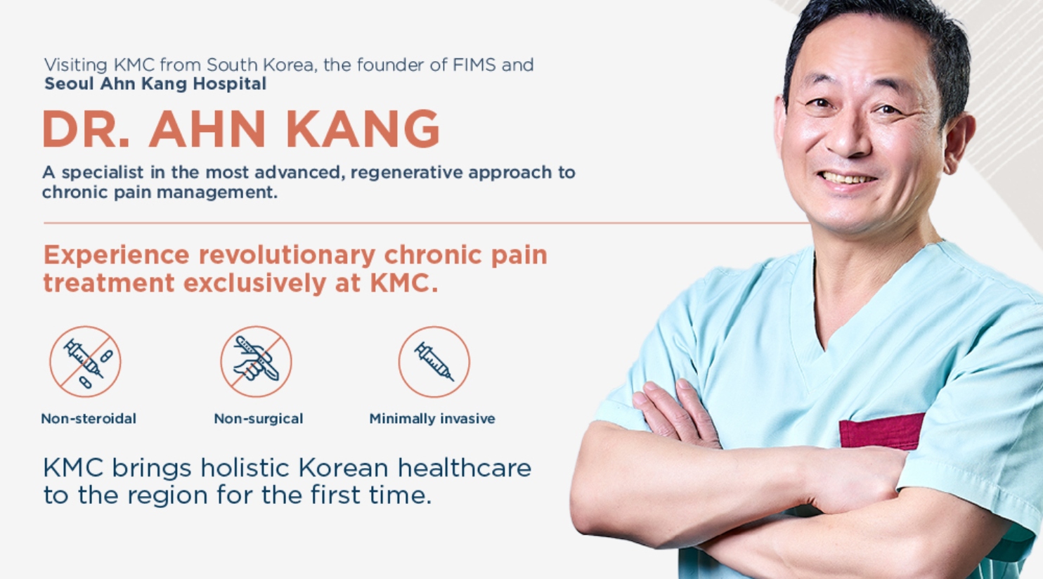 Founder of Seoul Ahnkang Hospital and FIMS Therapy visits Korean Medical Center