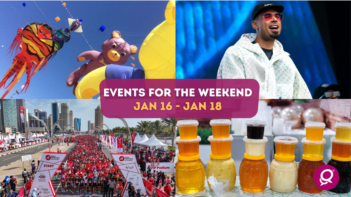 Events this weekend January 16-18